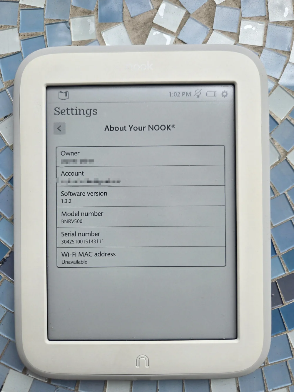 2013 NOOK GlowLight - 6 Inch E-Reader
